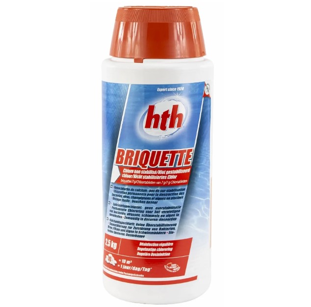 HTH Chloortabletten 7gr | 2,5kg - Zonder Stabilisator