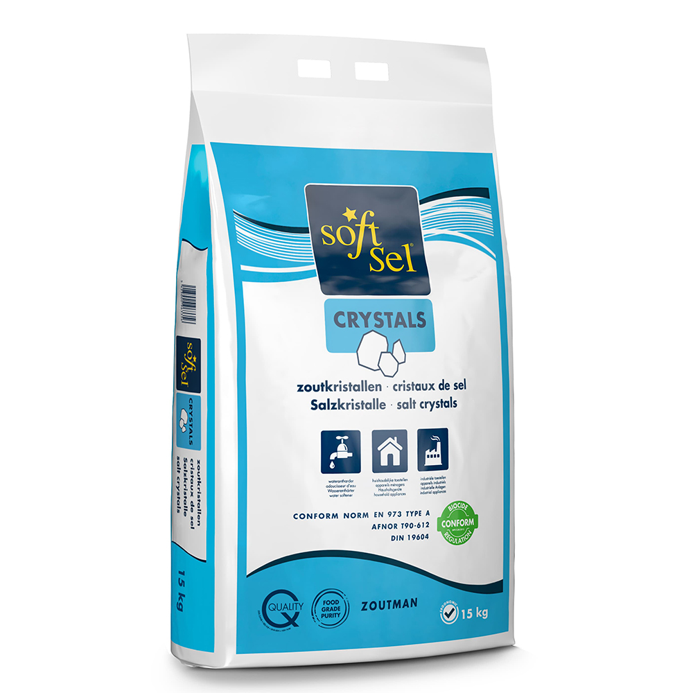 Soft Sel Crystals 15KG - Cristaux De Sel Pour L'adoucisseur