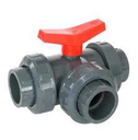 PVC 3-weg Kogelkraan met T-boring PN10 - 63mm